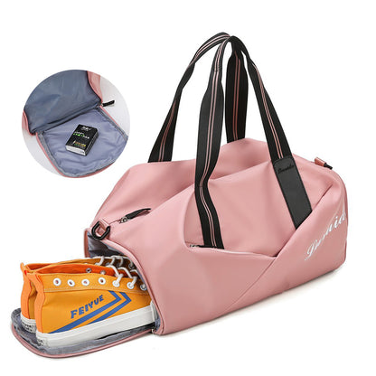 Gym Bag for Men and Women with Wet Pocket & Shoes Compartment - 3 in 1 Sports Duffle Bag - Removable crossbody shoulder strap